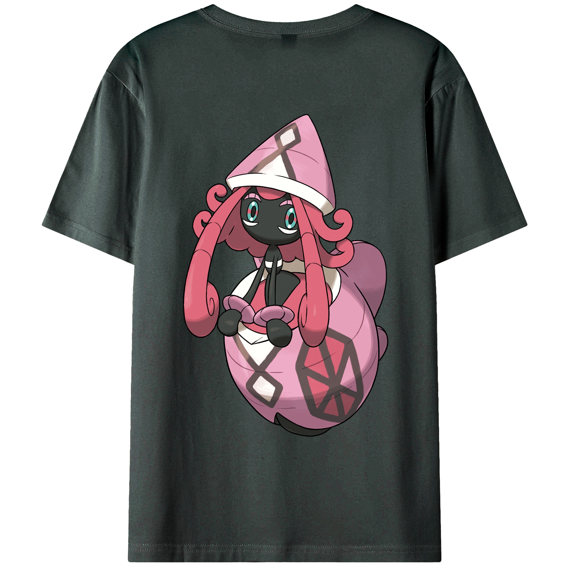 （画像用） ポケットモンスター Pokémon 綿100％ メンズ半袖Tシャツ（バックプリント） 通気性